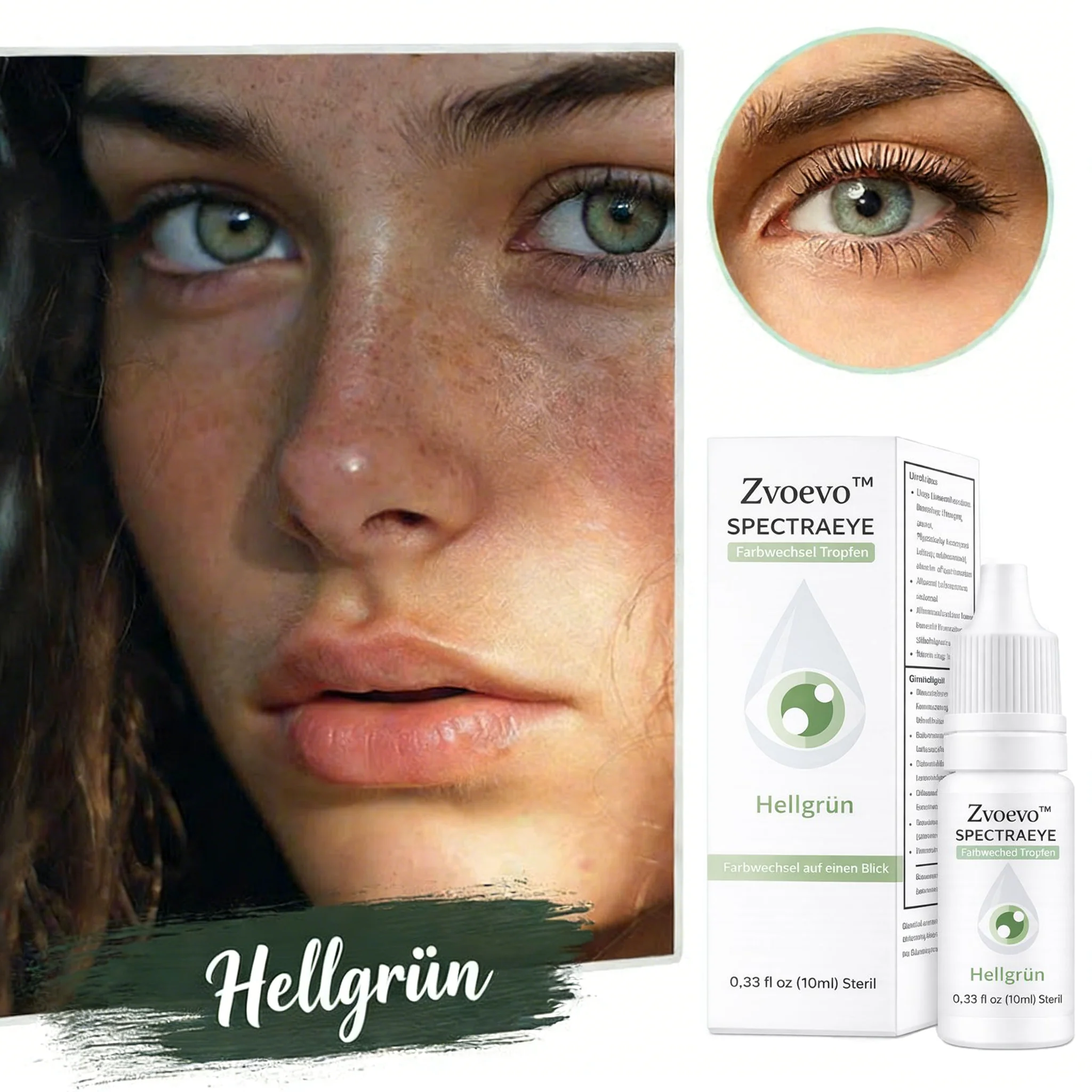👩🔬ZVOEVO™ SpectraEye Farbwechsel-Augentropfen Pro (👁️ Klinisch getestet & von Augenärzten empfohlen)
